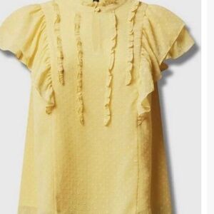 Torrid clip dot blouse